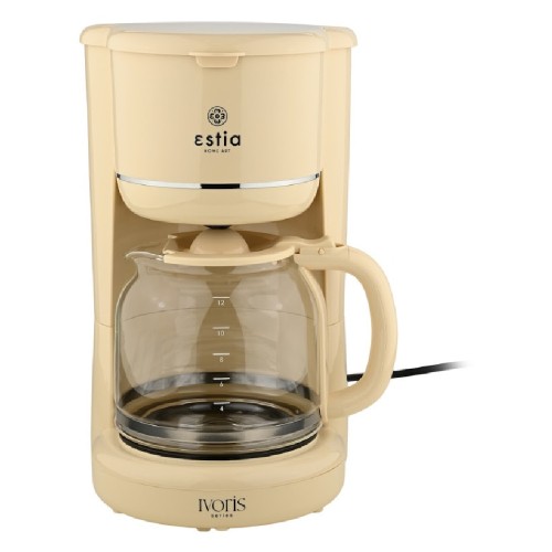 FRENCH COFFEE MAKER  06-19174 IVORIS 900W ΓΥΑΛΙΝΗ ΚΑΝΑΤΑ 1.5LT